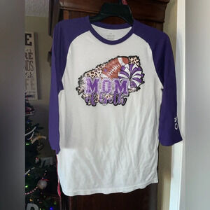 Under Armour MOM OF BOTH raglan spirit shirt YLX NWOT​